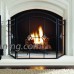 Pleasant Hearth Arched Diamond 3-Panel Fireplace Screen - B00GBFOUCC